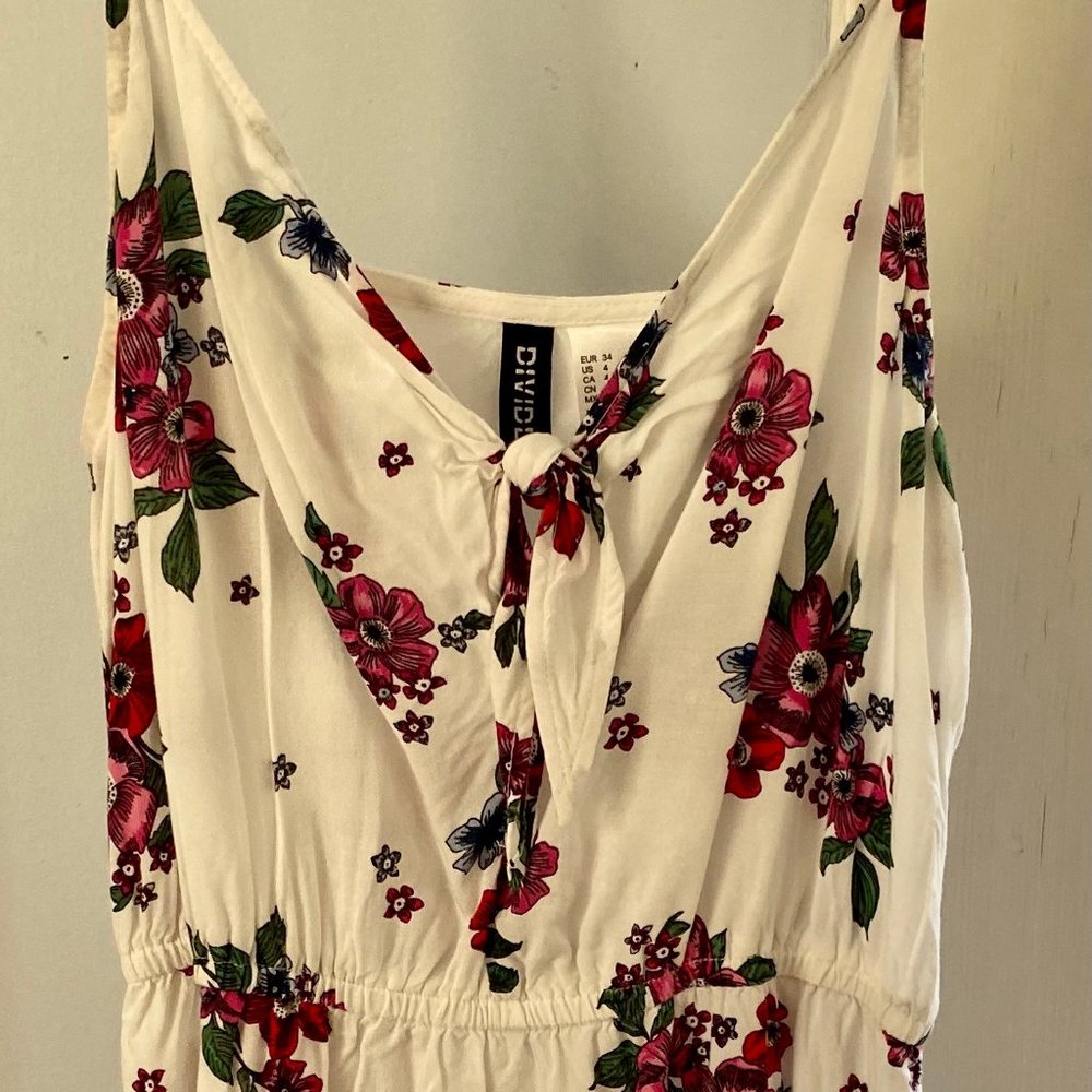 White Floral Dress